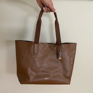 Coach Derby Tote Bag - Saddle Brown